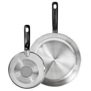 T-Fal -  Simply Cook 2pc (8.5" and 11") Stainless Ste Stainless Steel